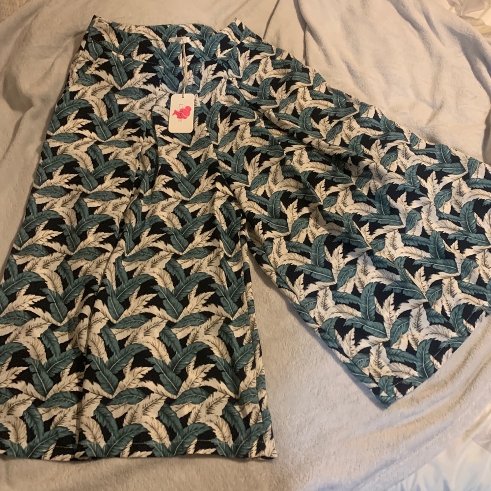 Floral 2 piece set high pants and top